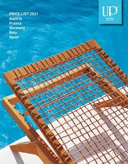 PRICE LIST 2021 Austria France Germany Italy Spain - Vert Equip