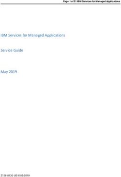 IBM Services for Managed Applications Service Guide May 2019 - Z126-8130-US-8 05/2019