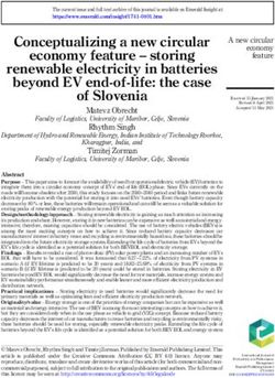 Conceptualizing a new circular economy feature - storing renewable electricity in batteries beyond EV end-of-life: the case of Slovenia