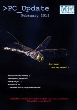 PC_Update February 2019 - Melbourne PC User Group