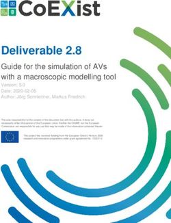 DELIVERABLE 2.8 GUIDE FOR THE SIMULATION OF AVS WITH A MACROSCOPIC MODELLING TOOL - COEXIST