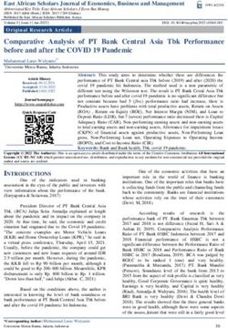 Comparative Analysis of PT Bank Central Asia Tbk Performance before and after the COVID 19 Pandemic