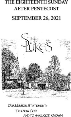 SEPTEMBER 26, 2021 THE EIGHTEENTH SUNDAY AFTER PENTECOST - OUR MISSION STATEMENT: St. Luke's Episcopal Church