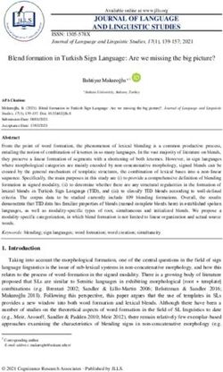 JOURNAL OF LANGUAGE AND LINGUISTIC STUDIES - Journal of Language and Linguistic ...