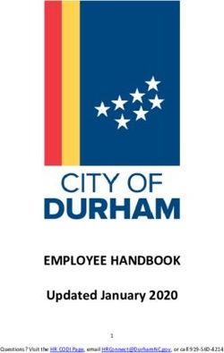 EMPLOYEE HANDBOOK Updated January 2020