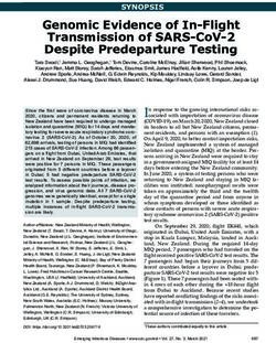 GENOMIC EVIDENCE OF IN-FLIGHT TRANSMISSION OF SARS-COV-2 DESPITE PREDEPARTURE TESTING - CDC