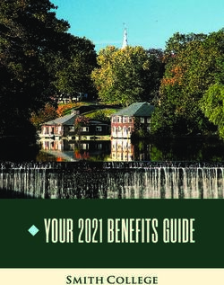 YOUR 2021 BENEFITS GUIDE - Smith College