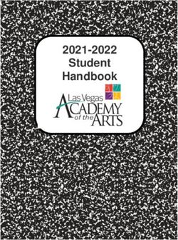 2021-2022 Student Handbook - Las Vegas Academy