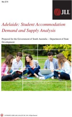 Adelaide: Student Accommodation Demand and Supply Analysis - Prepared for the Government of South Australia - Department of State Development