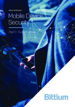 Mobile Device Security - Part 1 - Fundamentals Bittium White Paper - griffity defense
