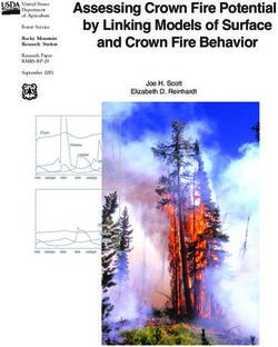 Assessing Crown Fire Potential by Linking Models of Surface and Crown Fire Behavior - Joe H. Scott Elizabeth D. Reinhardt