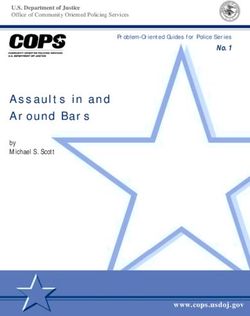 Assaults in and Around Bars - Problem-Oriented Guides for Police Series No.