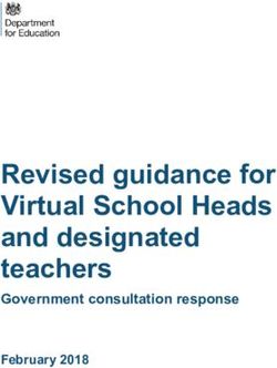 Revised guidance for Virtual School Heads and designated teachers - Government consultation response