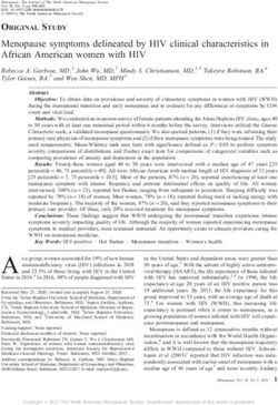 Menopause symptoms delineated by HIV clinical characteristics in African American women with HIV - Erken Menopoz