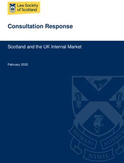 Consultation Response - Scotland and the UK Internal Market February 2020 - Law Society of Scotland