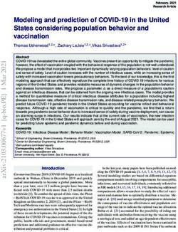 Modeling and prediction of COVID-19 in the United States considering population behavior and vaccination