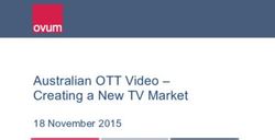 Australian OTT Video - Creating a New TV Market - 18 November 2015 - nbn