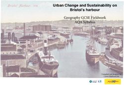 Urban Change and Sustainability on Bristol's harbour - Geography GCSE Fieldwork AQA Syllabus - Bristol Ferry