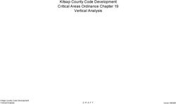 Kitsap County Code Development Critical Areas Ordinance Chapter 19 Vertical Analysis - Kitsap County Code Development Vertical Analysis