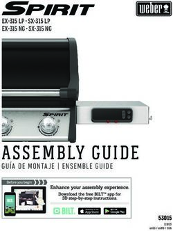 ASSEMBLY GUIDE GUÍA DE MONTAJE | ENSEMBLE GUIDE - EX-315 LP SX-315 LP EX-315 NG SX-315 NG - cloudfront.net