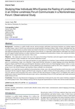 Studying How Individuals Who Express the Feeling of Loneliness in an Online Loneliness Forum Communicate in a Nonloneliness Forum: Observational Study