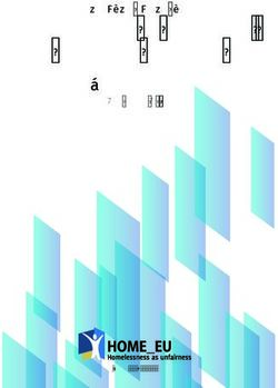 HOMELESSNESS AS UNFAIRNESS: AN ECOLOGICAL PERSPECTIVE - PROCEEDINGS INTERIM SEMINAR - HOME_EU
