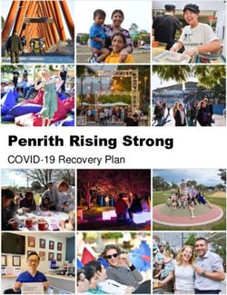 Penrith Rising Strong - COVID-19 Recovery Plan - Penrith Proud