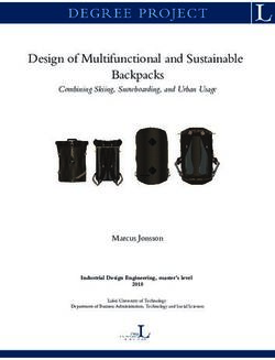 Design of Multifunctional and Sustainable Backpacks - Diva ...