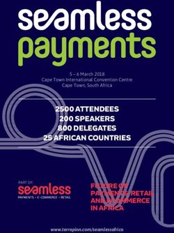 2500 ATTENDEES 200 SPEAKERS 800 DELEGATES 25 AFRICAN COUNTRIES FUTURE OF PAYMENTS, RETAIL AND ECOMMERCE IN AFRICA