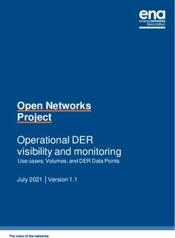 Open Networks Project Operational DER visibility and monitoring