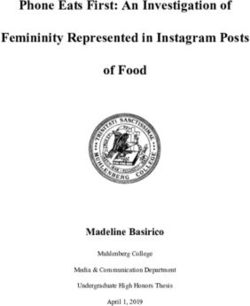 Phone Eats First: An Investigation of Femininity Represented in Instagram Posts of Food - Madeline Basirico