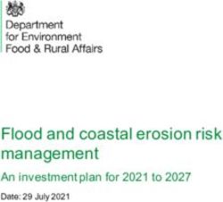 Flood and coastal erosion risk management - An investment plan for 2021 to 2027 Date: 29 July 2021 - GOV.UK