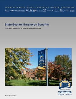 State System Employee Benefits - AFSCME, SEIU and SCUPA Employee Groups - Pennsylvania State System ...