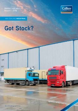 Got Stock? Market Indicators Report | 2016 - NEW ZEALAND INDUSTRIAL - True Commercial