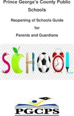 Prince George's County Public Schools - Reopening of Schools Guide for Parents and Guardians