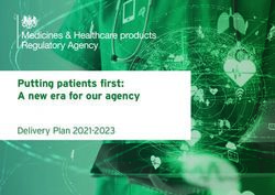 Putting patients first: A new era for our agency - Delivery Plan 2021-2023 - GOV.UK