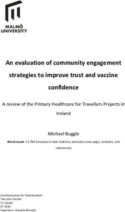 AN EVALUATION OF COMMUNITY ENGAGEMENT STRATEGIES TO IMPROVE TRUST AND VACCINE CONFIDENCE - DIVA