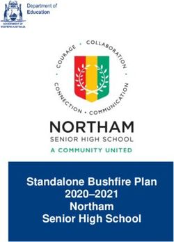 Standalone Bushfire Plan 2020-2021 Northam Senior High School - Northam Senior High ...