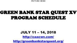 GREEN BANK STAR QUEST XV PROGRAM SCHEDULE