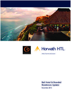 Bali Hotel & Branded Residences Update - November 2013 - Hotel, Tourism and Leisure