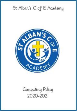 St Alban's C of E Academy - Computing Policy 2020-2021 - St Albans CE Academy