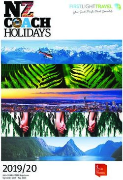 2019/20 5 STYLES OF TOURING - First Light Travel