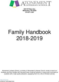 Family Handbook 2018-2019 - Atonement Lutheran School