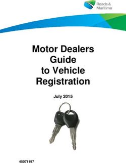 Motor Dealers Guide to Vehicle Registration - July 2015
