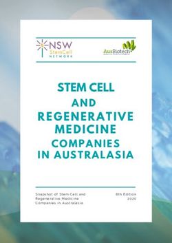 STEM CELL REGENERATIVE MEDICINE - COMPANIES AND IN AUSTRALASIA Snapshot of Stem Cell and Regenerative Medicine Companies in Australasia - AusBiotech