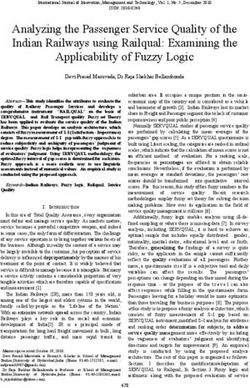 Analyzing the Passenger Service Quality of the Indian Railways using Railqual: Examining the Applicability of Fuzzy Logic