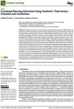 Grassland Mowing Detection Using Sentinel-1 Time Series: Potential and Limitations