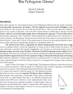 Was Pythagoras Chinese? - David E. Zitarelli Temple University