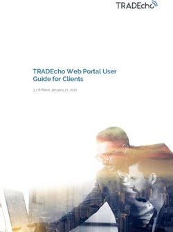 TRADEcho Web Portal User Guide for Clients - 3.7.6-RevA January 21, 2021