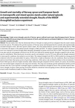 Growth and mortality of Norway spruce and European beech in monospecific and mixed species stands under natural episodic and experimentally ...